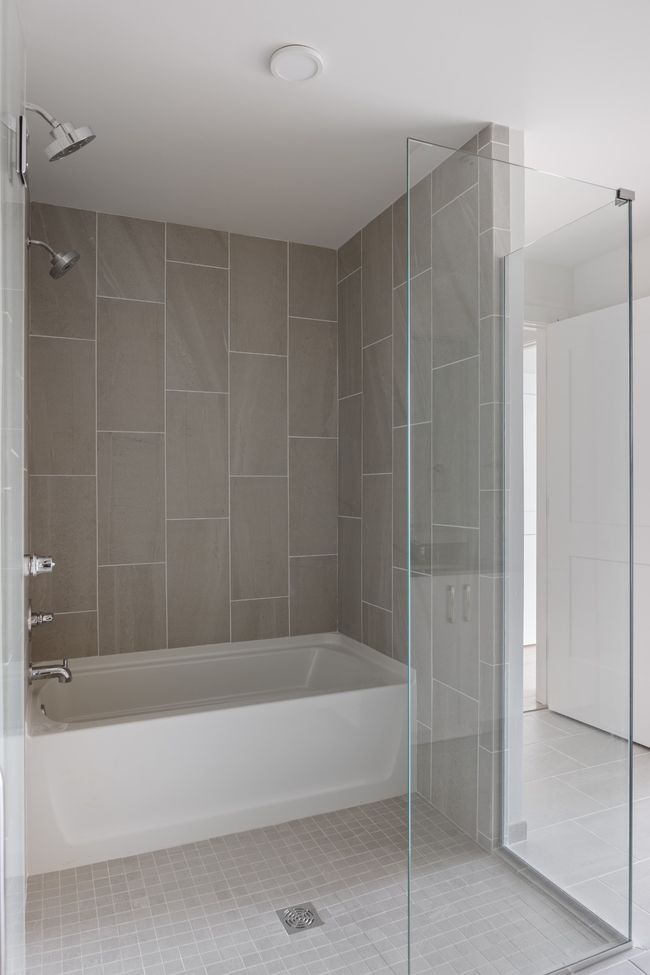 A12 Bathroom | Featuring a beatiful wet room with built-in tub | Cool Finish Package | Image 17