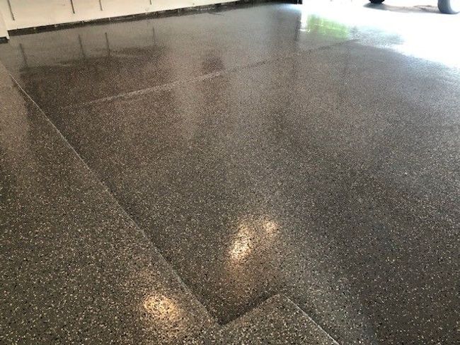 New epoxy flooring in garage | Image 25
