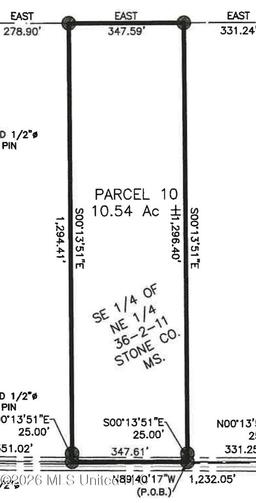 Parcel 10 Cox Rd, Wiggins, MS, 39577 | Card Image