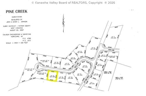 Lot 60 Pine Creek, Hurricane, WV, 25526 | Card Image