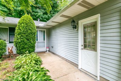 Front door is on the left with a man door to the garage on the right! | Image 2