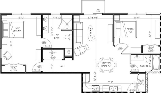 301 - 217 Rockingham Rd, Condo with 2 bedrooms, 2 bathrooms and null parking in Londonderry NH | Image 17