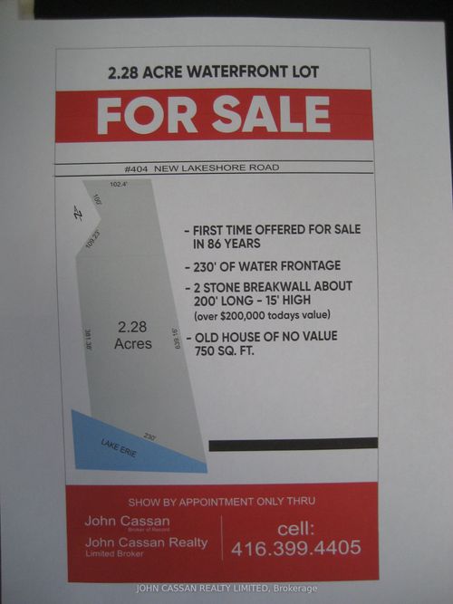 404 New Lakeshore Rd, Port Dover, ON, N0A1N3 | Card Image