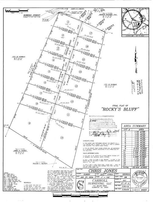 lot-1-8-0 Bowers St, Bowman, GA, 30624 | Card Image