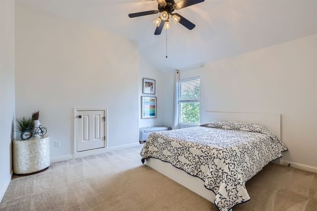 Secondary bedroom with a recessed space—perfect for a built-in desk. | Image 22