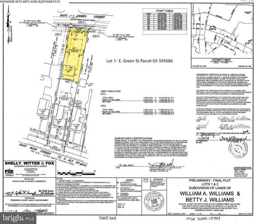 Lot 1 E Green St, MIDDLETOWN, MD, 21769-7940 | Card Image