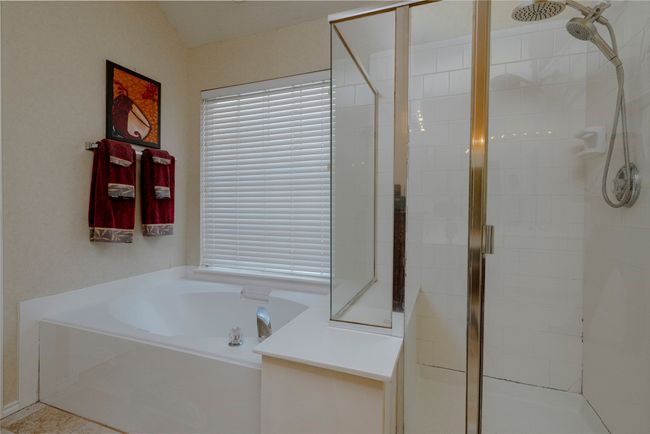 Full bath with a garden tub and a shower stall | Image 26