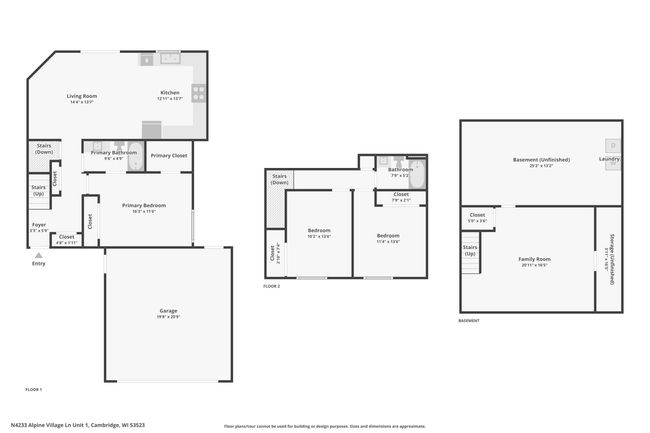 UNIT-1 - N4233 Alpine Village Ln, Condo with 3 bedrooms, 2 bathrooms and null parking in CAMBRIDGE WI | Image 51