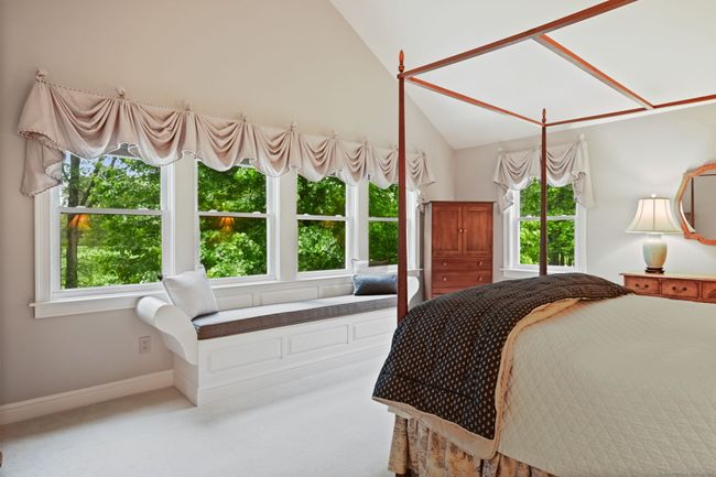 Primary BR with vaulted ceiling, views and updated full bath | Image 14