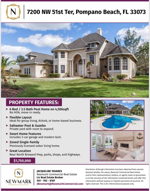 7200 Nw 51st Ter, Coconut Creek, FL, 33073-3544 | Card Image