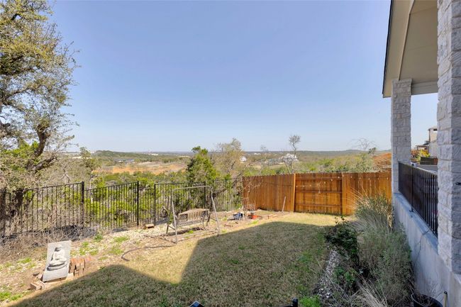 View of yard featuring a fenced backyard | Image 5