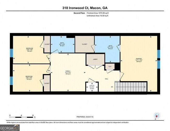 318 Ironwood Ct, Townhouse with 3 bedrooms, 3 bathrooms and null parking in Macon GA | Image 17