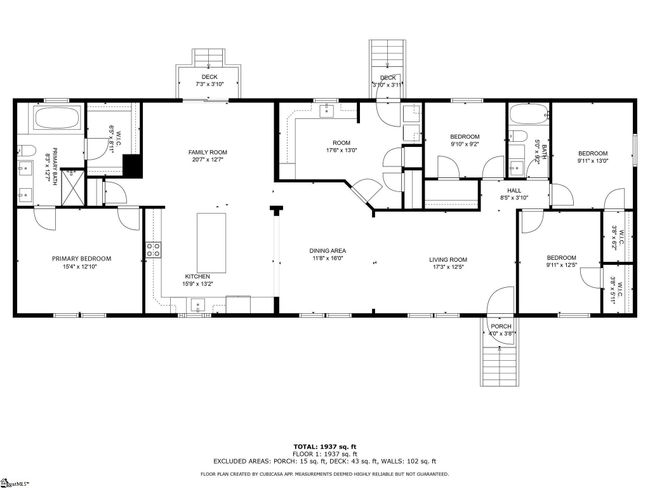 105 Penson Rd, Home with 4 bedrooms, 2 bathrooms and null parking in Honea Path SC | Image 37