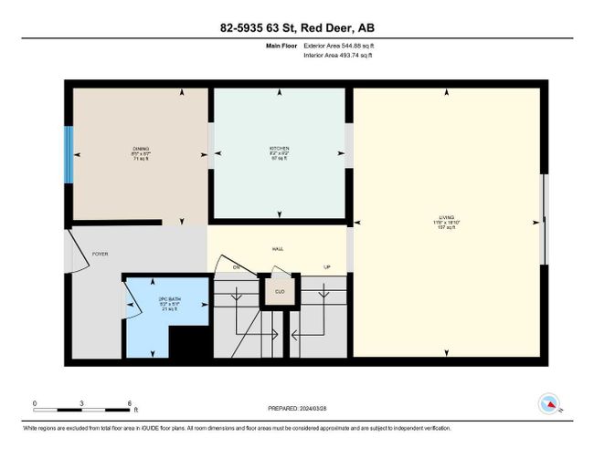 82 - 5935 63 Street, Home with 3 bedrooms, 1 bathrooms and 1 parking in Red Deer AB | Image 17