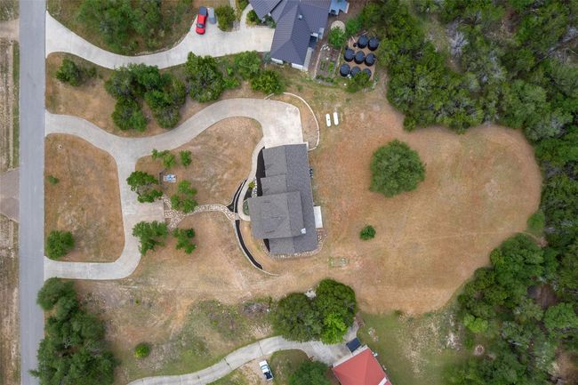 Ample parking with the circle driveway and plenty of room for a pool! | Image 37