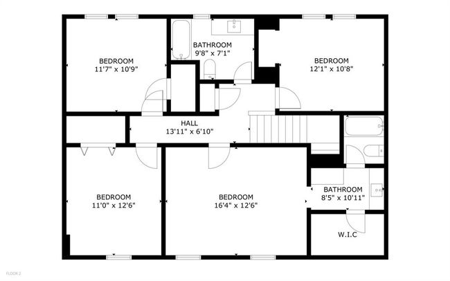 Floorplan of the upper level. | Image 44