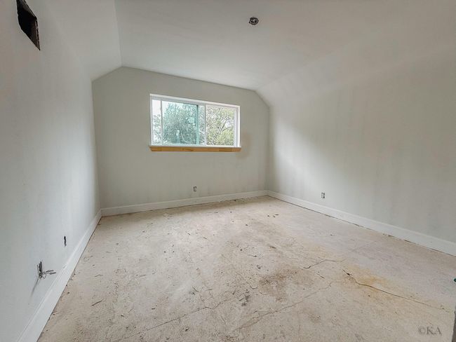 Secondary bedroom #3. Decorative ceiling fans, engineered white oak wood flooring, and CAT 6 wiring will be included in all bedrooms | Image 26