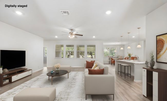 Digitally staged living room | Image 7