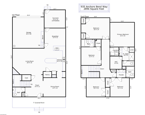 935 Anchors Bend Way, Wilmington, NC, 28411-1036 | Card Image