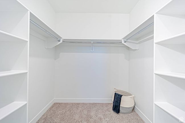 Walk in closet featuring carpet | Image 11