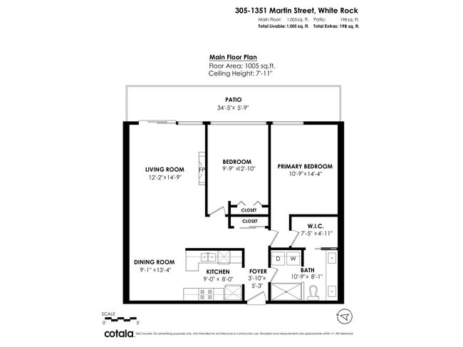305 - 1351 Martin St, Condo with 2 bedrooms, 1 bathrooms and 1 parking in White Rock BC | Image 31