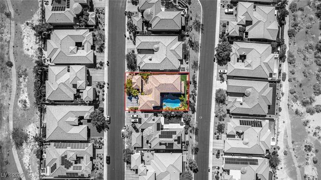 Aerial view featuring a residential view | Image 76