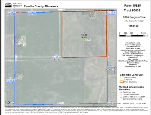 xxxx 810th Avenue, Bird Island, MN, 56277 | Card Image