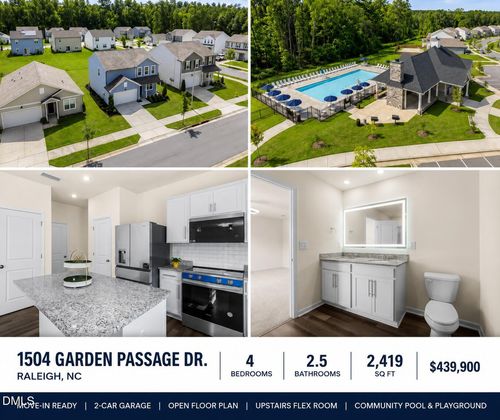 1504 Garden Passage Dr, Raleigh, NC, 27604-9708 | Card Image