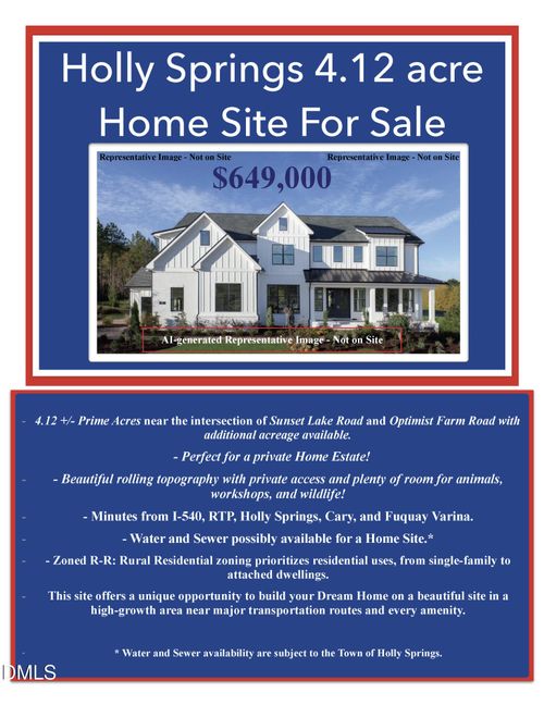 0 Optimist Farm Rd, Holly Springs, NC, 27540 | Card Image