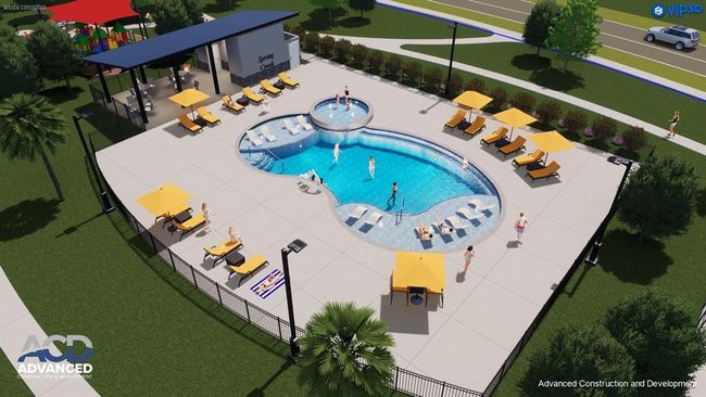 Dive into relaxation at the Spring Creek Trails pool! This resort-style amenity features a sparkling swimming pool perfect for cooling off on sunny days. | Image 30