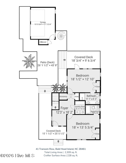 41 Transom Row, Bald Head Island, NC, 28461-5119 | Card Image