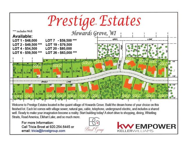 Lt19 Oriole Lane, Home with 0 bedrooms, 0 bathrooms and null parking in HOWARDS GROVE WI | Image 7
