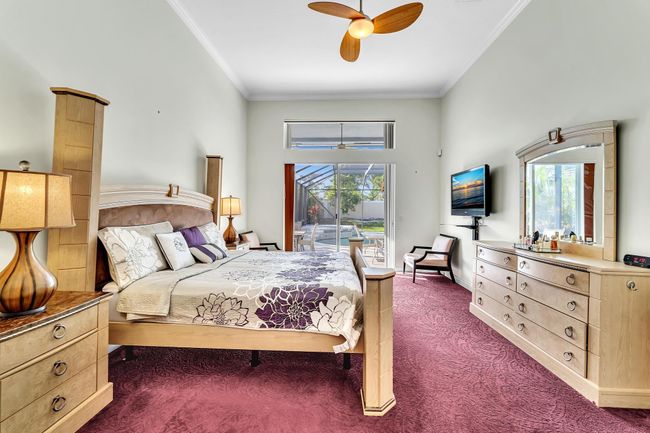 Master bedroom with private access to and from the pool | Image 24