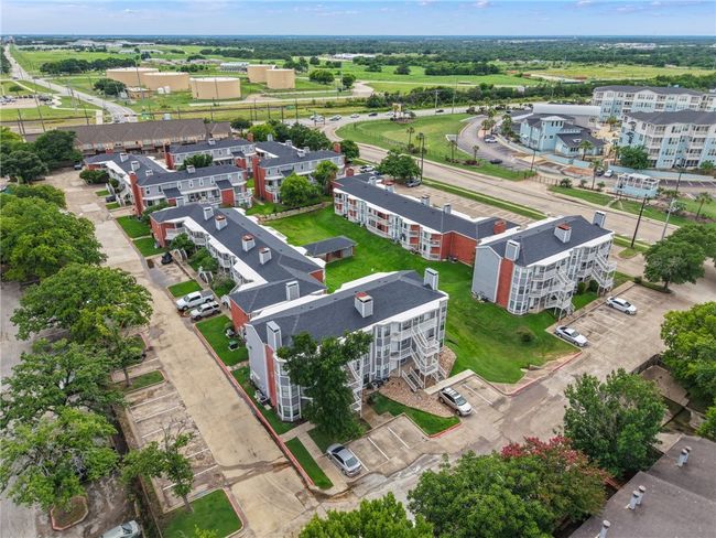 Aerial view of Village on the Creek condos complex | Image 12