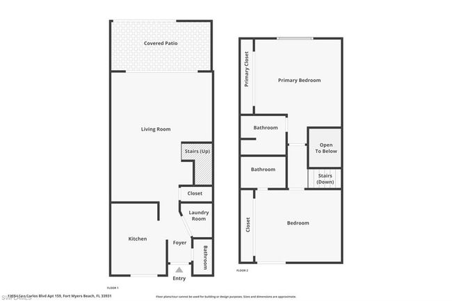 APT-159 - 18054 San Carlos Blvd, Townhouse with 2 bedrooms, 3 bathrooms and null parking in FORT MYERS BEACH FL | Image 38