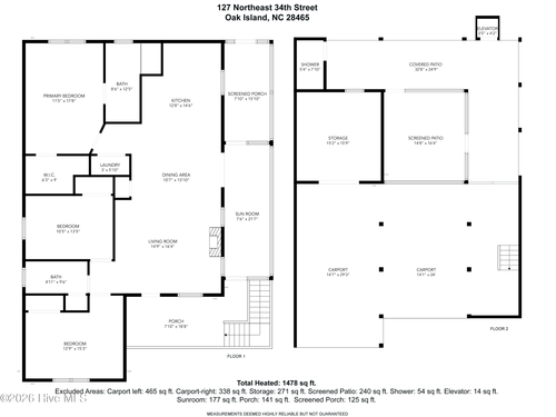 127 Ne 34th St, Oak Island, NC, 28465-5706 | Card Image
