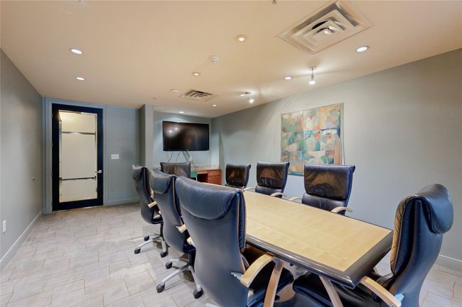 Office featuring visible vents, recessed lighting, and baseboards | Image 36