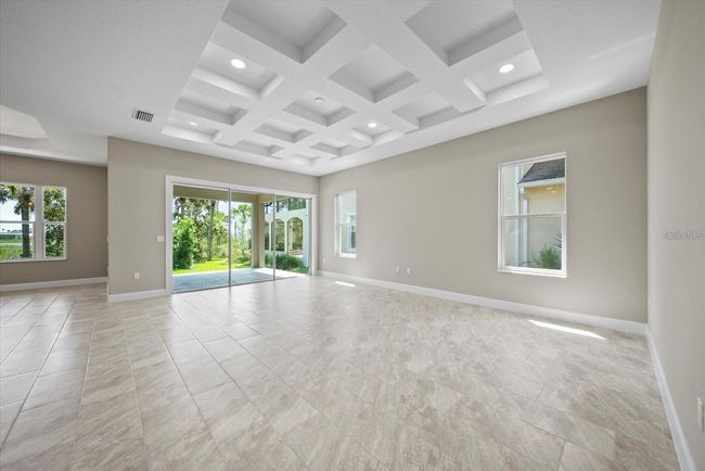 Skylit living space with special architectural ceiling detail | Image 14
