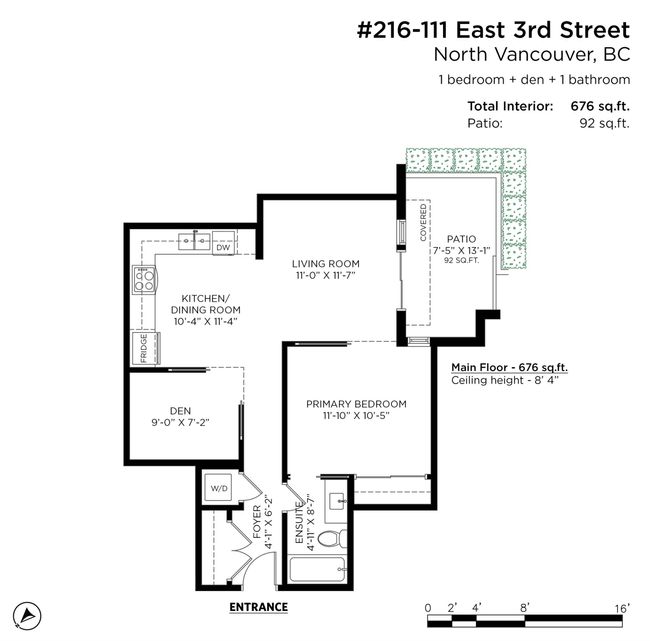 216 - 111 E 3 Rd Street, Condo with 1 bedrooms, 1 bathrooms and 1 parking in North Vancouver BC | Image 25