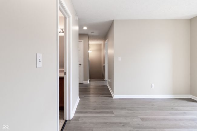 hall featuring recessed lighting and light wood finished floors | Image 27