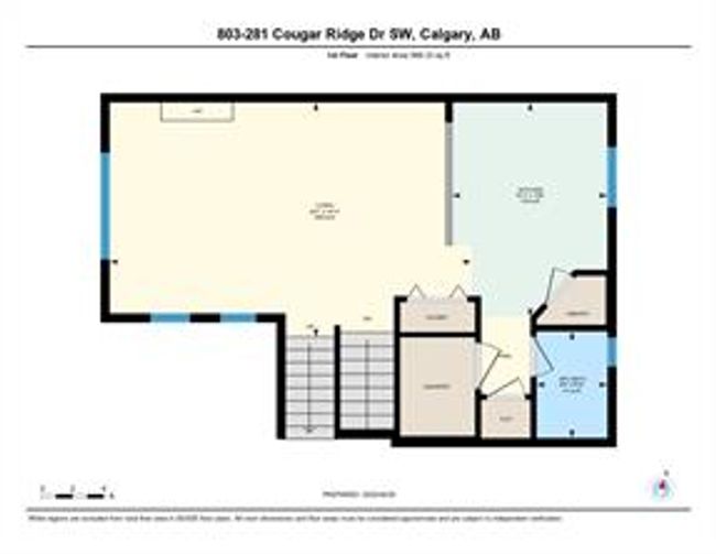 803 - 281 Cougar Ridge Dr Sw, Home with 3 bedrooms, 1 bathrooms and 2 parking in Calgary AB | Image 38