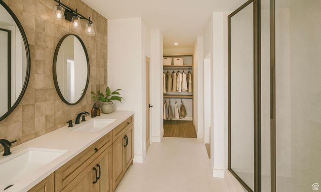 Owner's bathroom. Photos of the same floorplan; NOT ACTUAL HOME | Image 11