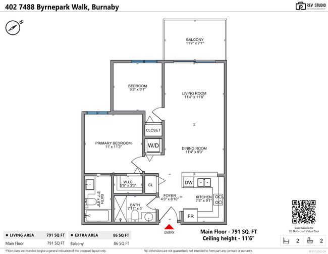 402 - 7488 Byrnepark Walk, Condo with 2 bedrooms, 2 bathrooms and 1 parking in Burnaby BC | Image 31