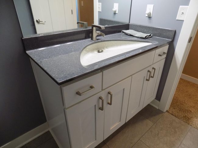 painted vanity, eclipse sink | Image 31