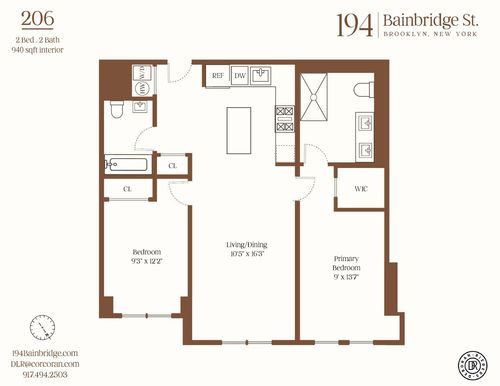 206-194 Bainbridge St, Brooklyn, NY, 11233-1802 | Card Image
