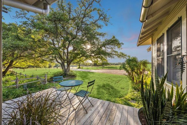 Gorgeous view of the porch off of the primary bedroom. | Image 25