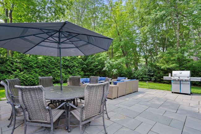 View of patio / terrace with outdoor lounge area, area for grilling, and outdoor dining area | Image 28