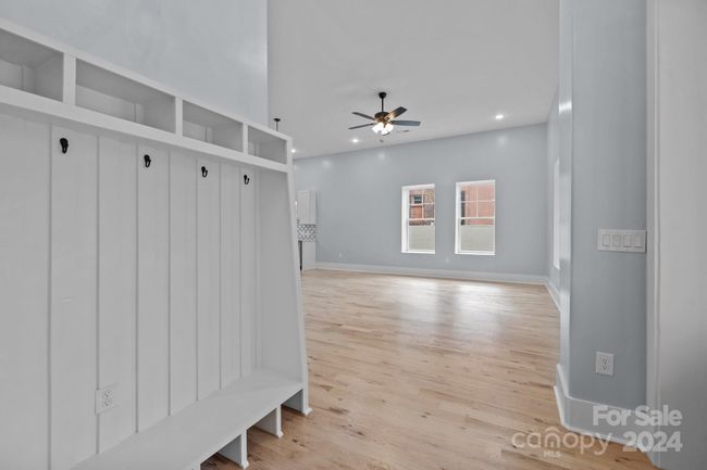 Foyer hall tree with bench | Image 10