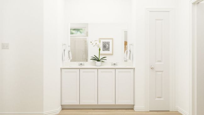 Bathroom with wood-type flooring and vanity | Image 18