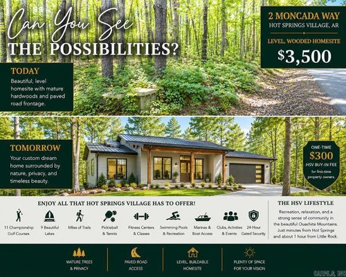 2 Moncada Way, Hot Springs Village, AR, 71909 | Card Image